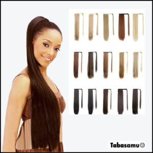 ロング ポニーテール ストレート エクステンション